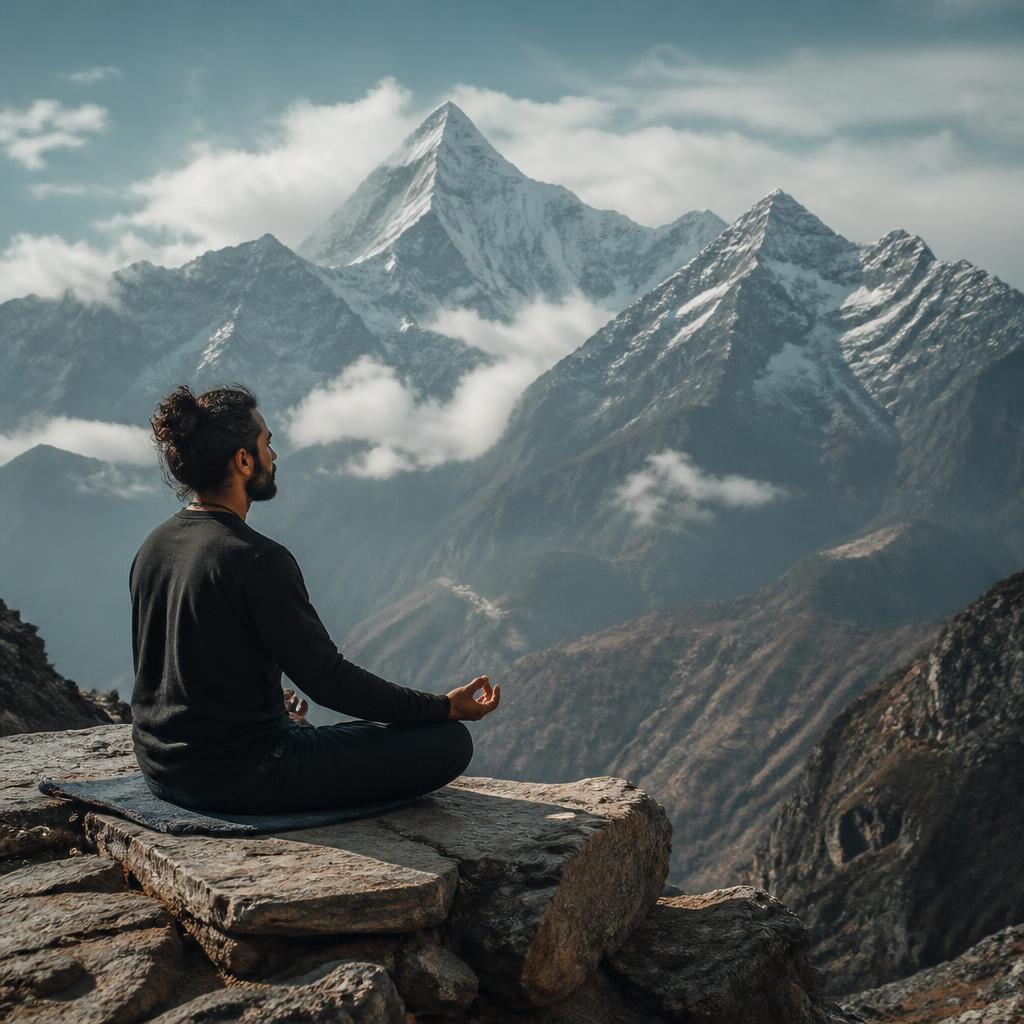 Meditation in the Himalayas